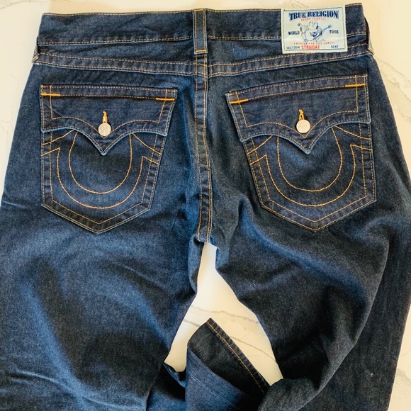 True Religion Other - True Religion Straight Leg w/Flaps Jeans Men 38x32